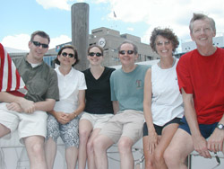 Picture: Stokes and Osterbergs on the boat